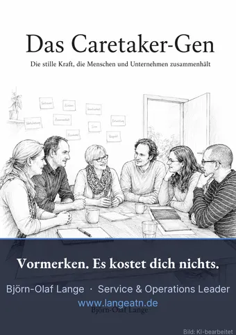 Björn-Olaf Lange mit dem Text: Das Caretaker-Gen wird ein Buch