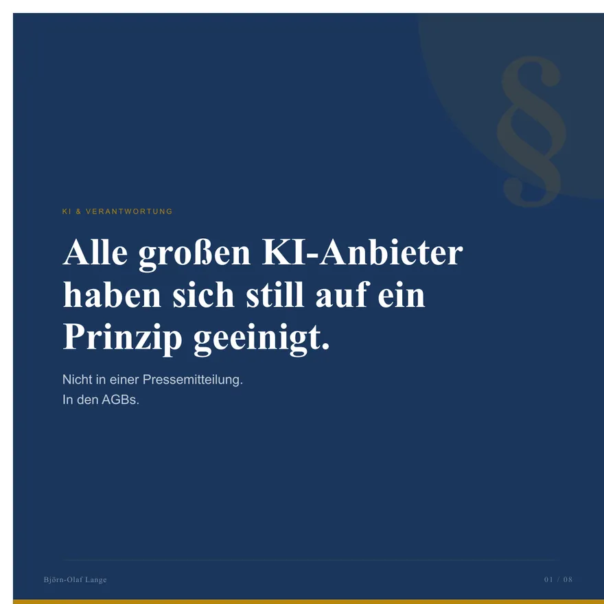 Alle großen KI-Anbieter haben sich still auf ein Prinzip geeinigt
