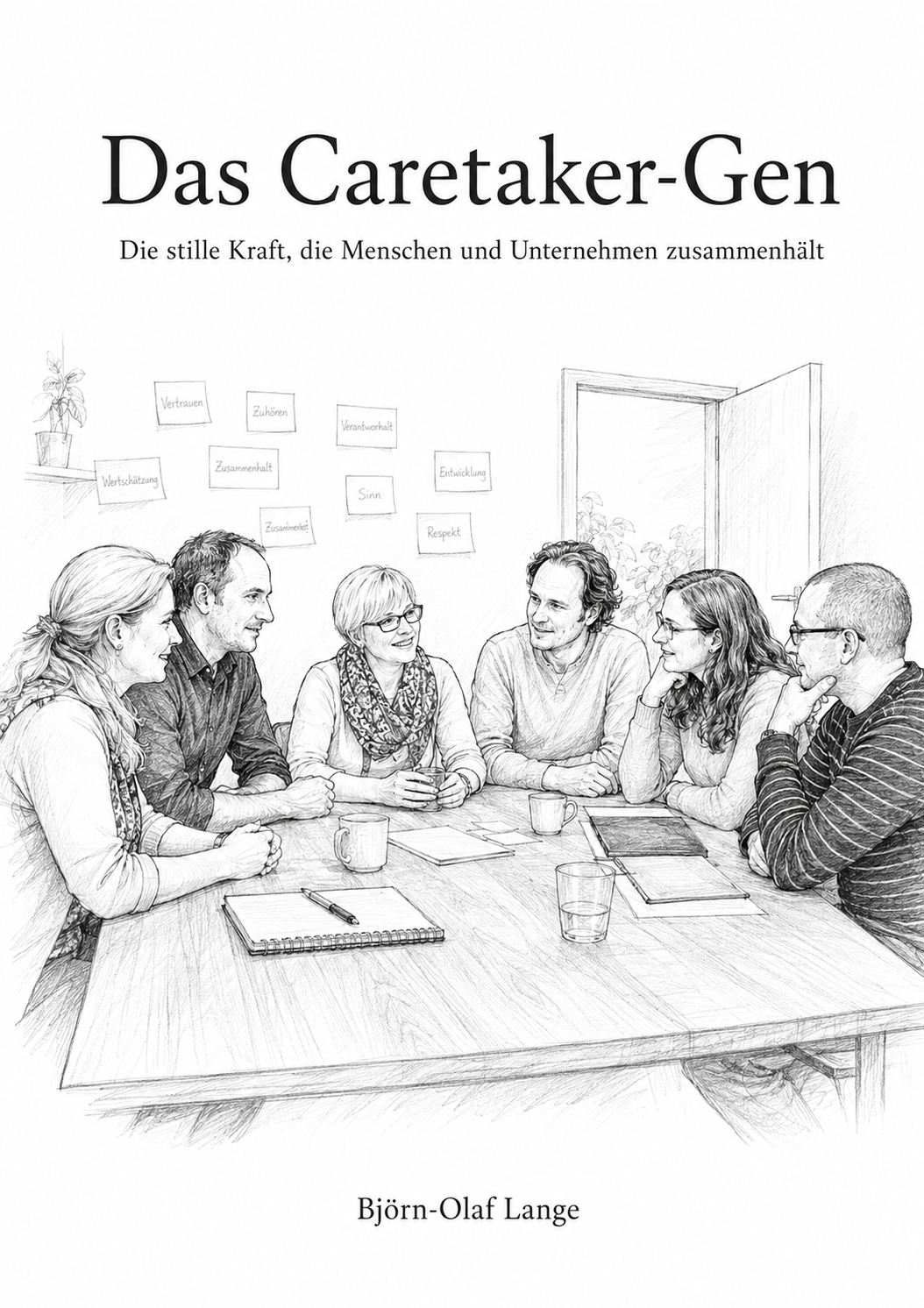 Das Caretaker-Gen – Buchcover, Björn-Olaf Lange